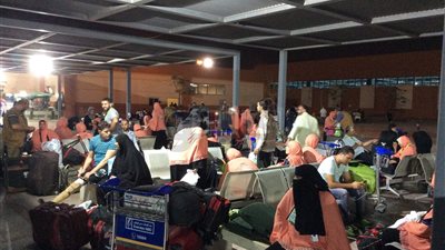 خدمة 5 نجوم لراحة حجاج فلسطين بمطار القاهرة