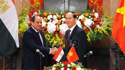 تفاصيل البيان المشترك بمناسبة زيارة السيسي لفيتنام