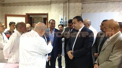 بالفيديو والصور.. افتتاح أقسام جديدة بمستشفى الفيوم العام