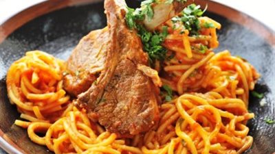 طريقة عمل المكرونة بالريش «علوش» من مطبخ الشيف أسامة