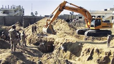 تدمير 4 أنفاق و10 منازل وعشش بشمال سيناء