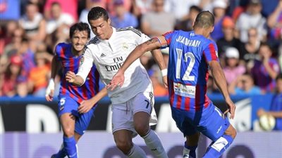 ريـال مدريد يستقبل ليفانتي في الليجا وبرشلونة يواجه إسبانيول