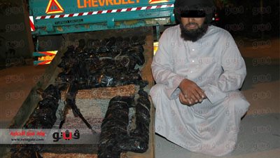 بالصور.. حرس الحدود يحبط محاولة لتهريب الأسلحة