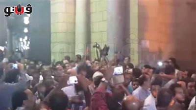 بالفيديو.. خروج جنازة «خالد صالح» إلى مقابر الإمام الشافعى