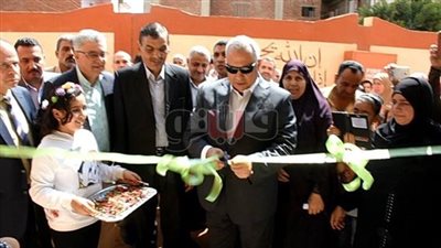 بالصور.. محافظ الشرقية يفتتح مدرسة شرويدة الابتدائية بمليوني جنيه