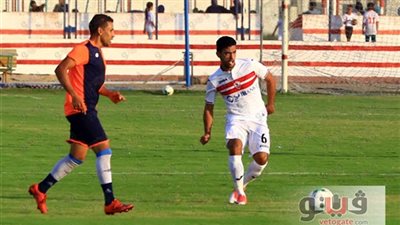 أحمد مجدي يؤازر الزمالك أمام الإنتاج
