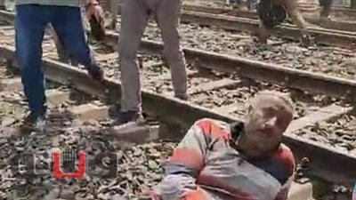 انقلاب قطار في بنها وأنباء عن إصابات | صور