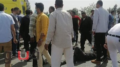 إصابة ٦ في تصادم سيارتين بطريق طنطا - كفر الشيخ الدولي | صور