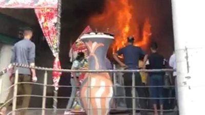 ٥ حرائق ومصرع شخصين في سقوط سقالة حصيلة حوادث الإسكندرية اليوم |صور