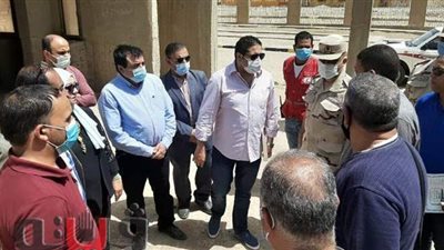 نائب محافظ بني سويف يتفقد معسكر شباب التدريب العملي لمجابهة الأزمات