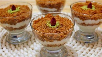 اعمليها في دقيقة.. طريقة عمل كنافة بالقشطة والنوتيلا | فيديو