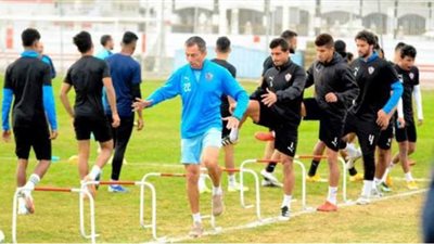 مران الزمالك.. تدريبات استشفائية للأساسيين بالفريق