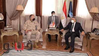 أسامة ربيع يلتقي مدير الشئون الاستراتيجية بالقيادة المركزية الأمريكية