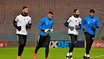 تدريبات قوية لثلاثي حراس مرمى الزمالك