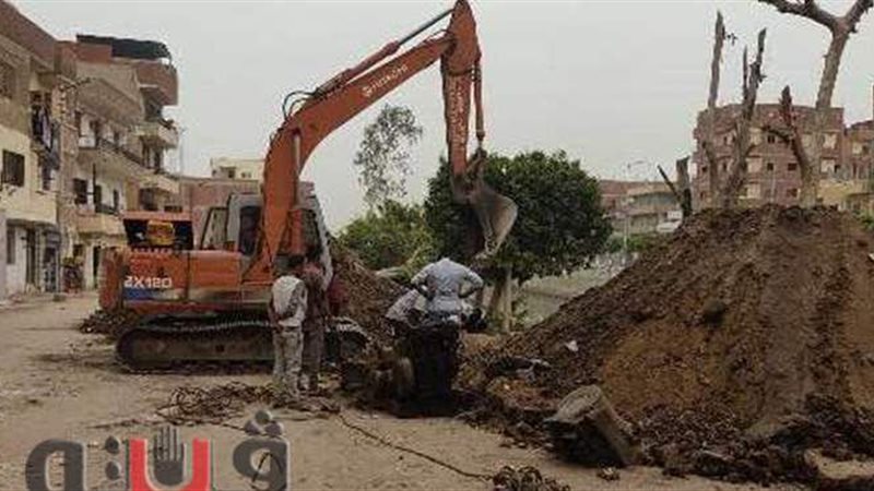 جانب من اعمال الكوبرى