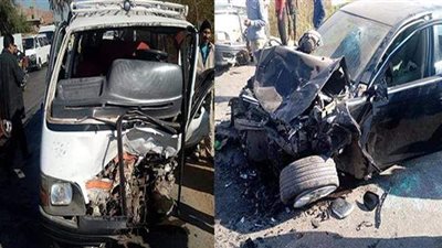 الاستماع للشهود في حادث تصادم سيارة ميكروباص بملاكي بالجيزة