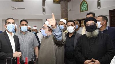 بحضور كاهن القرية.. محافظ الغربية يفتتح مسجد الفتح بالسنطة بعد تطويره | صور