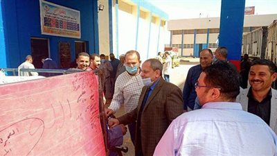 توريد 5896 طن قمح بشون وصوامع المنيا