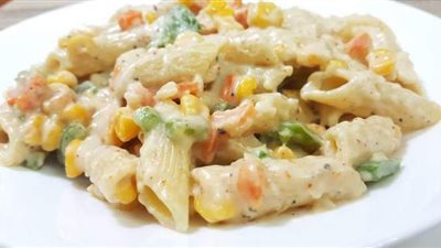 لطبق صحي وشهي.. طريقة عمل المكرونة بالسبانخ والمشروم | فيديو