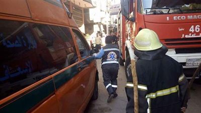 إصابة اثنين في حريق شقة بالدقهلية