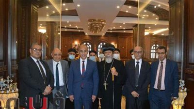 رئيس جامعة الزقازيق يستقبل وفد معهد الدراسات القبطية