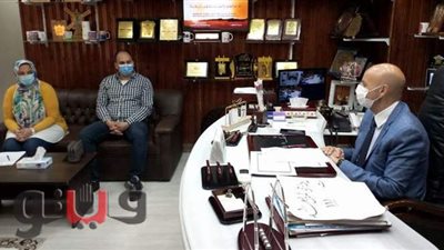 اجتماع اللجنة النفايات الطبية الخطرة بصحة الشرقية