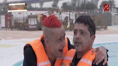 تعليق ساخر من هنيدي على تسريحة شعر رامز جلال