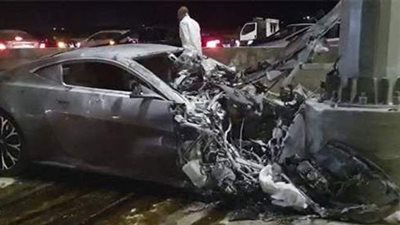 مصرع 3 وإصابة 3 آخرين فى حادث تصادم سيارتين ملاكى بطريق السويس