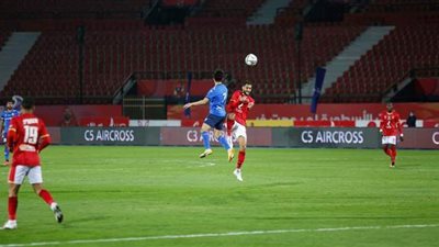 حليمو يسجل الهدف الأول لسموحة في شباك الأهلي