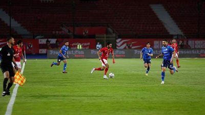 الشحات يسجل التعادل للأهلي أمام سموحة