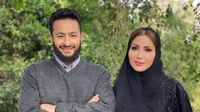 رد فعل صادم من حمادة هلال مع شقيقة نسرين طافش فى 