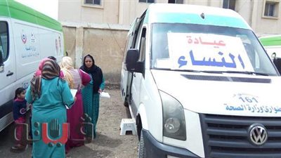 فحص 1085 مريضا في «منشأة شومان» بالدقهلية خلال قافلة طبية