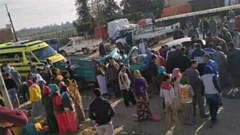 حادث تصادم في الشرقية