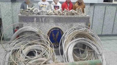 القبض على لصوص سرقة مهمات شركة الكهرباء بالإسكندرية