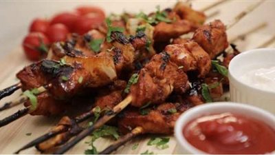 طريقة عمل الشيش طاووق بدبس الرمان في الفرن