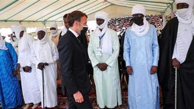 ماكرون أثناء جنازة ديبي: لن نسمح لأحد بتهديد استقرار تشاد ووحدة أراضيها