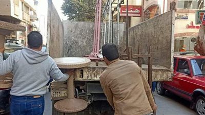 حملة لرفع الإشغالات وضبط المخالفات في 