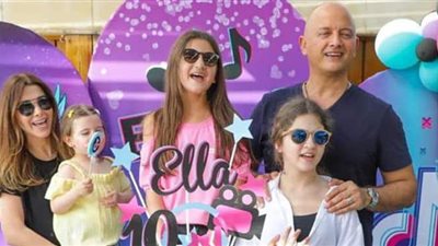 نانسي عجرم تحتفل بعيد ميلاد ابنتها