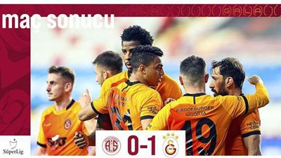 مصطفى محمد يسجل هدف فوز جالطة سراي على أنطاليا بالدوري التركي