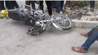 إصابة 3 أشخاص في انقلاب دراجة بخارية ببني سويف