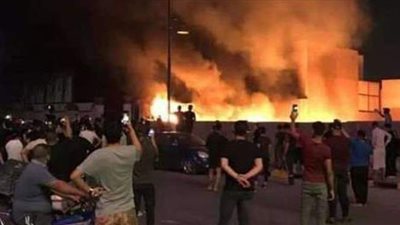 لحظة انفجار أسطوانات الأكسجين في مستشفى ابن الخطيب بالعراق | فيديو