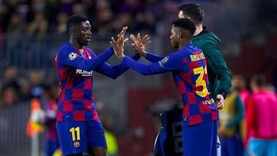 برشلونة يقرر التجديد لإنسو فاتي.. ويحدد سعر بيع ديمبلي