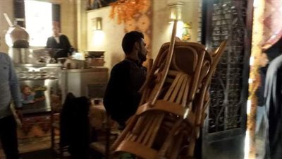 تشميع مطعم مخالف بحي جنوب الجيزة |صور