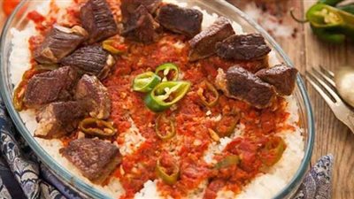 طريقة عمل الفتة المصرية باللحم