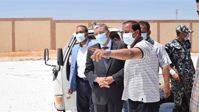 محافظ المنيا يشدد على إنهاء جميع أعطال برك الأكسدة