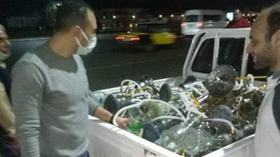 ضبط ٢٣٤ شيشة بـ١٢منشأة في الإسكندرية| صور