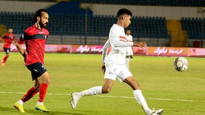 أحداد يعزز تقدم الزمالك بهدف ثان أمام البنك الأهلي