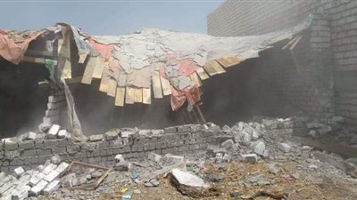 إزالة 4 حالات بناء مخالف في المنيا