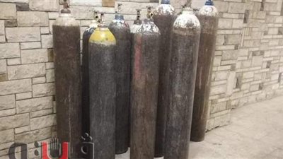 ضبط اسطوانات أكسجين مخالفة للمواصفات بالفيوم