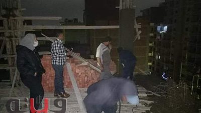 حملات ليلة مكثفة على المباني المخالفة في المنصورة | صور